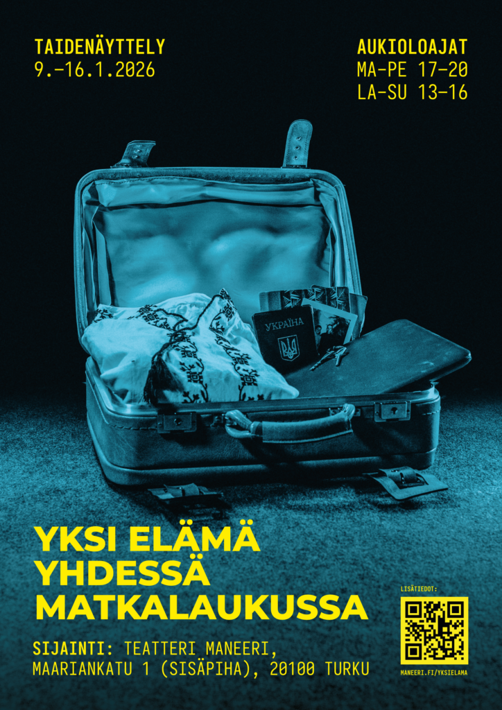 Taidenäyttelyn juliste