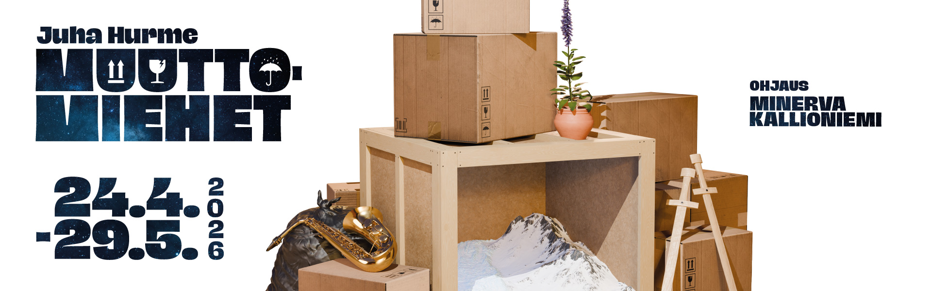 Muuttomiehet, julistekuva Juha Hurme, Muuttomiehet, Teatteri Maneeri