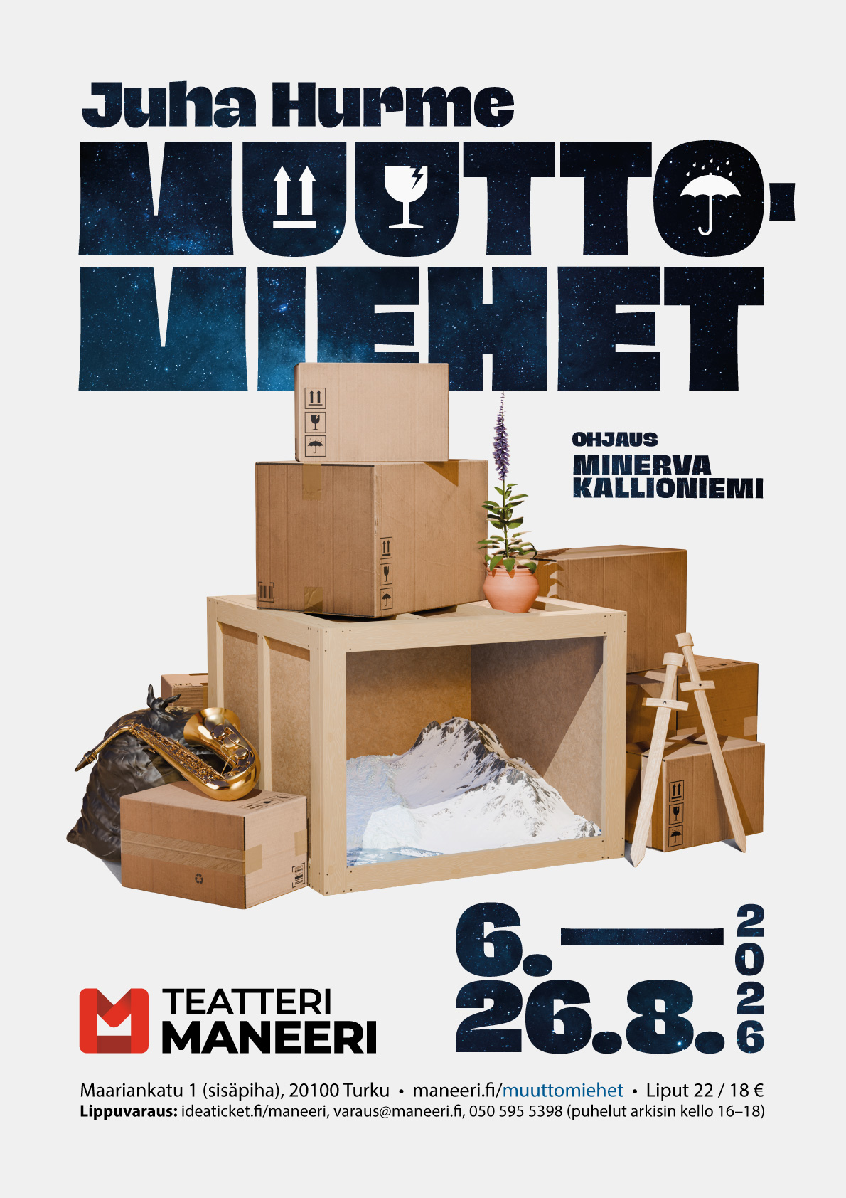 Muuttomiehet, Juha Hurme, Teatteri Maneeri